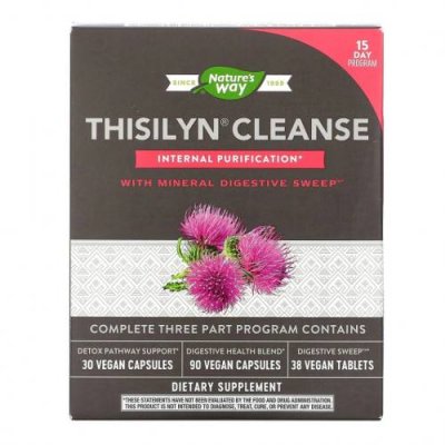 Nature's Way, Thisilyn Cleanse с Mineral Digestive Sweep, 15-дневная программа / Очищение кишечника | Аптека | V4.Ru: Маркетплейс