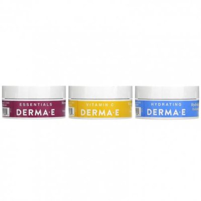 Derma E, Clean Beauty Trio, набор из 3 предметов / Дневные увлажняющие средства и кремы | Аптека | V4.Ru: Маркетплейс