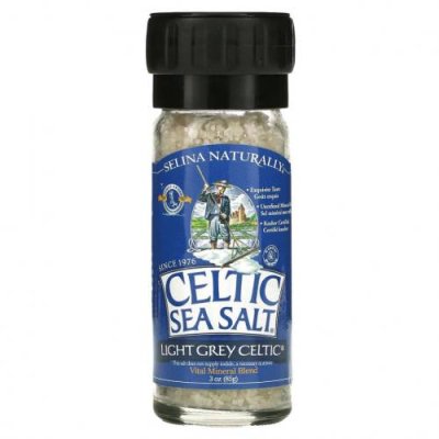 Celtic Sea Salt, Светло-серая кельтская соль 3 унции (85 г) / Морская соль | Аптека | V4.Ru: Маркетплейс