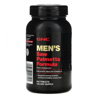 GNC, Men's Saw Palmetto Formula, 240 таблеток / Предстательная железа | Аптека | V4.Ru: Маркетплейс