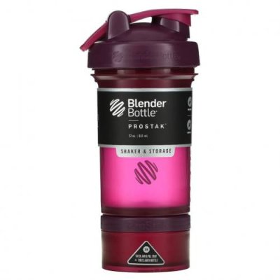 Blender Bottle, Pro Stak, слива, 651 мл (22 унции) / Бутылки, шейкеры и вода | Аптека | V4.Ru: Маркетплейс