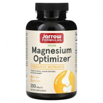 Jarrow Formulas, Magnesium Optimizer, 200 таблеток / Магний | Аптека | V4.Ru: Маркетплейс