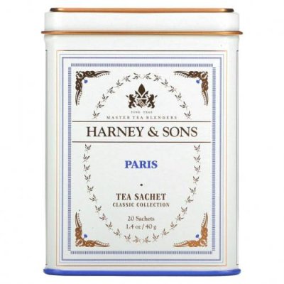 Harney & Sons, Парижский чай, 20 пакетиков, 1.4 унций (40 г) / Черный чай | Аптека | V4.Ru: Маркетплейс