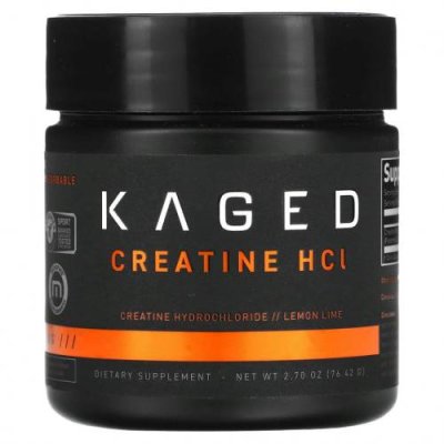 Kaged Muscle, Патентованный C-HCL креатин, лимон и лайм, 2,70 унц. (76,425 г) / Креатин HCl | Аптека | V4.Ru: Маркетплейс