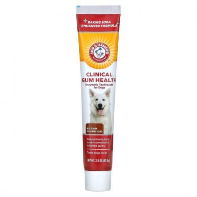 Arm & Hammer, Ферментативная зубная паста для собак, клиническое состояние десен, говядина, 67,5 г (2,5 унции) / Уход за полостью рта для питомцев | Аптека | V4.Ru: Маркетплейс