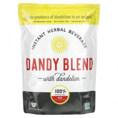 Dandy Blend, растворимый травяной напиток с одуванчиком, без кофеина, 908 г (2 фунта) / Травяные заменители кофе | Аптека | V4.Ru: Маркетплейс