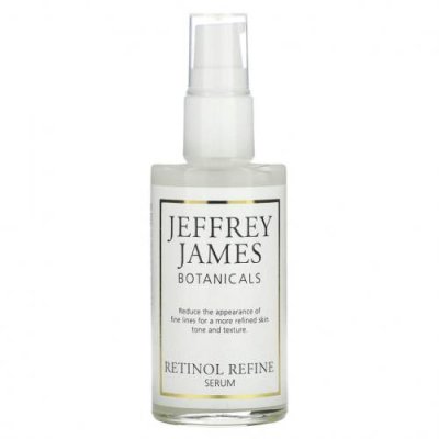 Jeffrey James Botanicals, Retinol Refine, сыворотка с ретинолом, 59 мл (2 унции) / Антивозрастное и укрепляющее | Аптека | V4.Ru: Маркетплейс