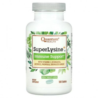 Quantum Health, Super Lysine +, Иммунная поддержка, 180 таблеток / L-лизин | Аптека | V4.Ru: Маркетплейс