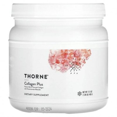 Thorne Research, Collagen Plus, маракуйя, 495 г (17,5 унции) / Коллаген, добавки | Аптека | V4.Ru: Маркетплейс