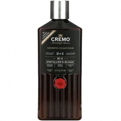 Cremo, Reserve Blend, 2 in 1 Shampoo & Conditioner, No. 13, Distillers Blend, 16 fl oz (473 ml) / Мужской шампунь | Аптека | V4.Ru: Маркетплейс