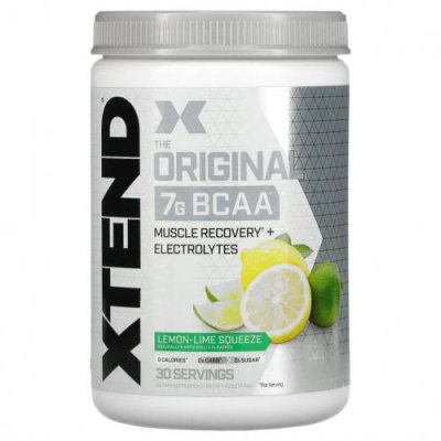 Xtend, Xtend, The Original, 7 г аминокислот с разветвленной цепью (BCAA), лимон-лайм, 420 г / BCAA | Аптека | V4.Ru: Маркетплейс