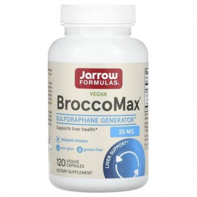 Jarrow Formulas, BroccoMax, 120 растительных капсул с отсроченным высвобождением / Брокколи | Аптека | V4.Ru: Маркетплейс