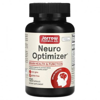 Jarrow Formulas, Neuro Optimizer, добавка для нормализации работы мозга, 120 капсул / Препараты для памяти и когнитивных функций | Аптека | V4.Ru: Маркетплейс