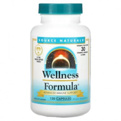 Source Naturals, Wellness Formula, 120 капсул / Препараты на основе трав | Аптека | V4.Ru: Маркетплейс