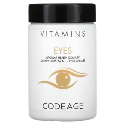 Codeage, Eyes Vitamin, комплекс для здоровья макулы, 120 капсул / Мультиминеральные препараты | Аптека | V4.Ru: Маркетплейс