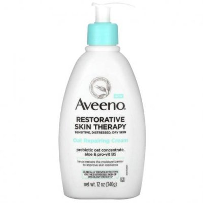 Aveeno, Restorative Skin Therapy, восстанавливающий крем с овсом, 340 г (12 унций) / Сухая, раздраженная кожа | Аптека | V4.Ru: Маркетплейс