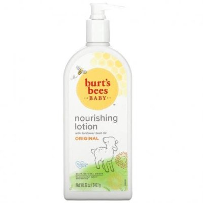 Burt's Bees, Baby, питательный лосьон с подсолнечным маслом, оригинальный, 340,1 г (12 унций) / Детские лосьоны | Аптека | V4.Ru: Маркетплейс