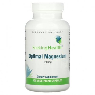 Seeking Health, Optimal Magnesium, 150 мг, 100 вегетарианских капсул / Магний | Аптека | V4.Ru: Маркетплейс