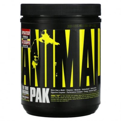 Universal Nutrition, Animal Pak, комплекс для физической активности, со вкусом апельсина, 295 g (10,4 унции) / Мультивитамины | Аптека | V4.Ru: Маркетплейс