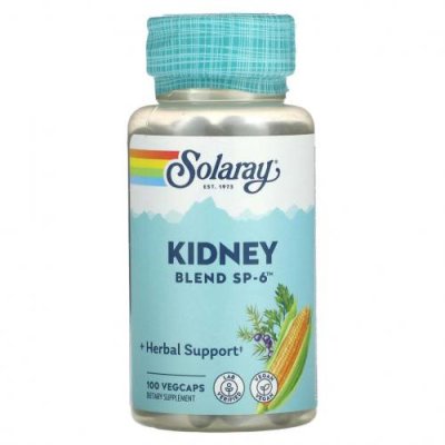 Solaray, Kidney Blend SP-6, 100 растительных капсул / Препараты на основе трав | Аптека | V4.Ru: Маркетплейс