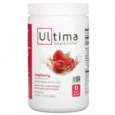 Ultima Replenisher, смесь для приготовления напитка с электролитами, малина, 288 г (10,2 унции) / Гидратация и электролиты | Аптека | V4.Ru: Маркетплейс