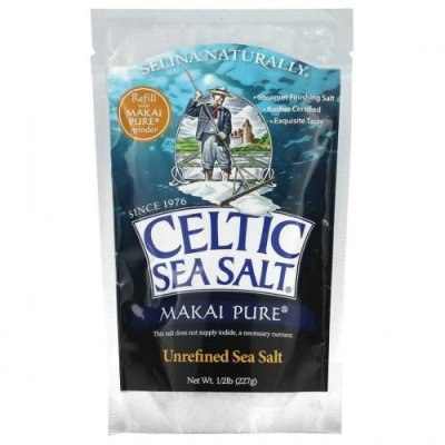 Celtic Sea Salt, Makai Pure, нерафинированная морская соль, 227 г (1/2 фунта) / Морская соль | Аптека | V4.Ru: Маркетплейс