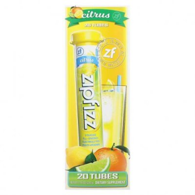 Zipfizz, Смесь для энергетических напитков, цитрус, 20 тюбиков, 11 г (0,39 унции) / Гидратация и электролиты | Аптека | V4.Ru: Маркетплейс