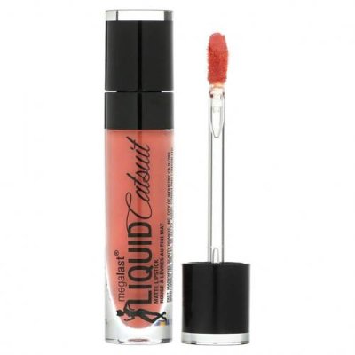 wet n wild, Матовая губная помада MegaLast Liquid Catsuit, персиковый нудистский, 6 г (0,21 унции) / Губная помада | Аптека | V4.Ru: Маркетплейс