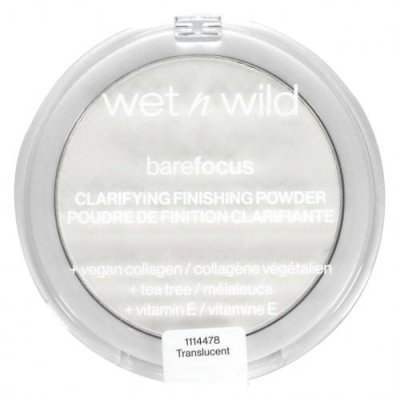 wet n wild, Barefocus, осветляющая финишная пудра, полупрозрачная, 7,8 г (0,27 унции) / Пудра и спреи для фиксации макияжа | Аптека | V4.Ru: Маркетплейс