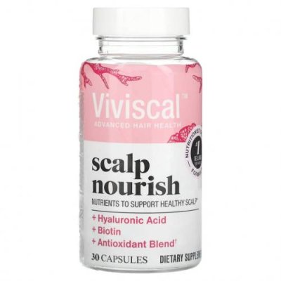 Viviscal, Scalp Nourish, 30 капсул / Препараты для волос, кожи и ногтей | Аптека | V4.Ru: Маркетплейс