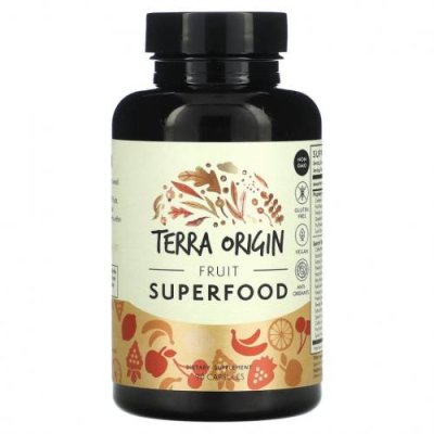 Terra Origin, Fruit Superfood`` 90 капсул / Фруктовые смеси | Аптека | V4.Ru: Маркетплейс