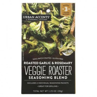 Urban Accents, Смесь приправ Veggie Roaster, обжаренный чеснок и розмарин, 35 г (1,25 унции) / Смеси специй | Аптека | V4.Ru: Маркетплейс