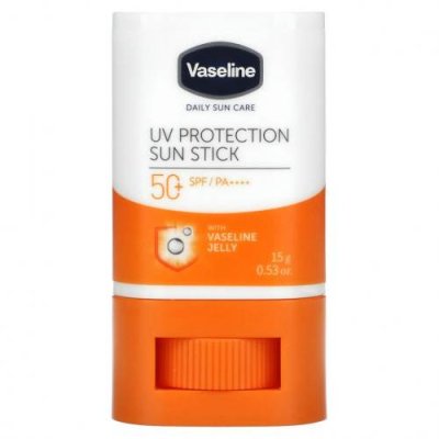 Vaseline, Daily Sun Care, солнцезащитный стик для защиты от ультрафиолета, SPF 50+ PA ++++, 15 г (0,53 унции) / Солнцезащитные средства, лицо | Аптека | V4.Ru: Маркетплейс