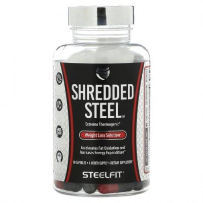 SteelFit, Shredded Steel, средство для снижения веса, 90 капсул / Диетические средства | Аптека | V4.Ru: Маркетплейс