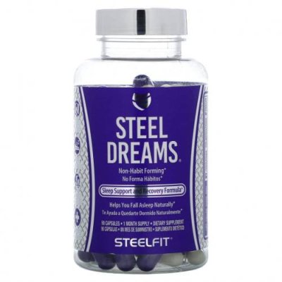 SteelFit, Steel Dreams, 90 капсул / Снотворные | Аптека | V4.Ru: Маркетплейс