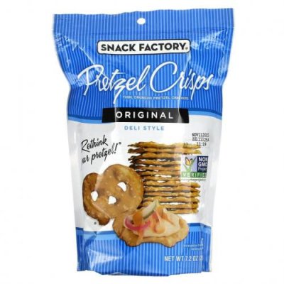 Snack Factory, хрустящие крендельки, с оригинальным вкусом, для гурманов, 204 г (7,2 унции) / Сушки | Аптека | V4.Ru: Маркетплейс