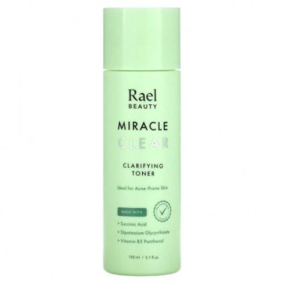 Rael, Inc., Beauty, Miracle Clear, очищающий тоник, 150 мл (5,1 жидк. Унции) / Тоники | Аптека | V4.Ru: Маркетплейс