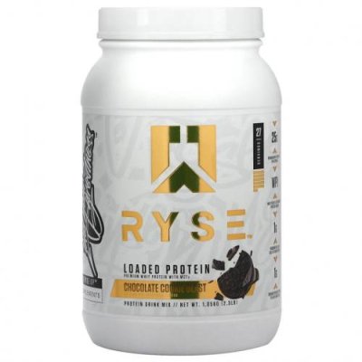 Ryse Supps, Добавленный протеин, шоколадное печенье, 1056 г (2,3 фунта) / Сывороточные белковые смеси | Аптека | V4.Ru: Маркетплейс