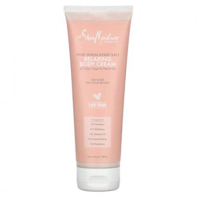 SheaMoisture, Расслабляющий крем для тела с розовой гималайской солью, 227 г (8 унций) / Лосьон | Аптека | V4.Ru: Маркетплейс