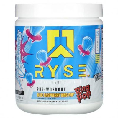 Ryse Supps, Предтренировочный комплекс с синей малиной, 313 г (11 унций) / Стимуляторы | Аптека | V4.Ru: Маркетплейс