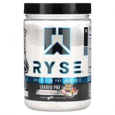 Ryse Supps, Loaded Pre, кровь тигра, 438 г (15,4 унции) / Стимуляторы | Аптека | V4.Ru: Маркетплейс