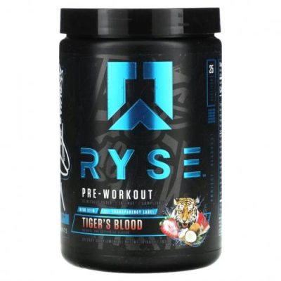 Ryse Supps, Перед тренировкой, тигровая кровь, 315 г (11,10 унции) / Стимуляторы | Аптека | V4.Ru: Маркетплейс