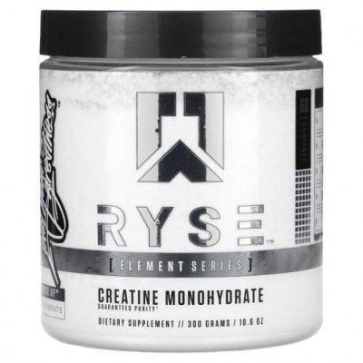 Ryse Supps, Element Series, моногидрат креатина, 300 г (10,6 унции) / Моногидрат креатина | Аптека | V4.Ru: Маркетплейс