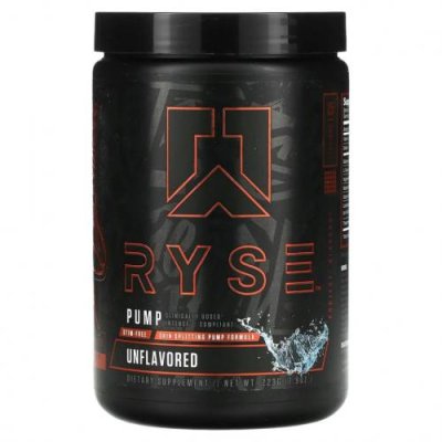 Ryse Supps, Pump, без добавок, 223 г (7,9 унции) / Перед тренировкой, без стима | Аптека | V4.Ru: Маркетплейс