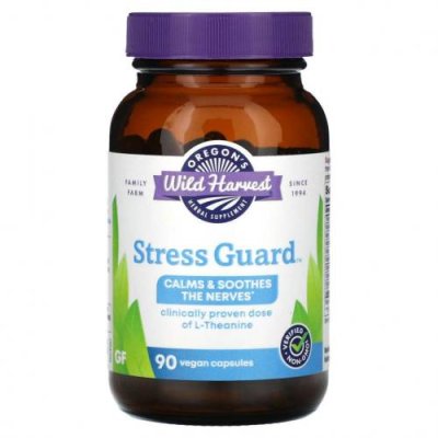 Oregons Wild Harvest, Stress Guard, 90 Vegan Capsules / Препараты на основе трав | Аптека | V4.Ru: Маркетплейс