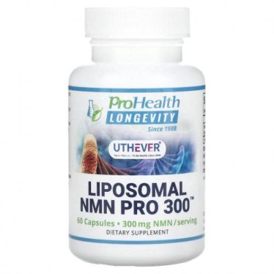 ProHealth Longevity, Liposomal NMN Pro 300, 60 капсул / Никотинамидмононуклеотид (NMN) | Аптека | V4.Ru: Маркетплейс