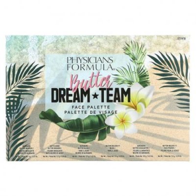 Physicians Formula, Butter Dream Team, палитра для лица, 1 палитра / Румяна | Аптека | V4.Ru: Маркетплейс