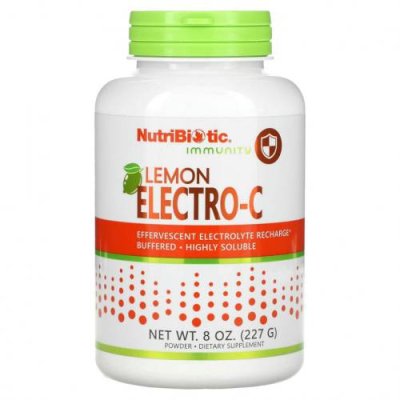 NutriBiotic, Immunity, Lemon Electro-C, 227 г (8 унций) / Витамин С | Аптека | V4.Ru: Маркетплейс