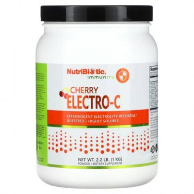 NutriBiotic, Immunity, Cherry Electro-C, 1 кг (2,2 фунта) / Аскорбиновая кислота | Аптека | V4.Ru: Маркетплейс