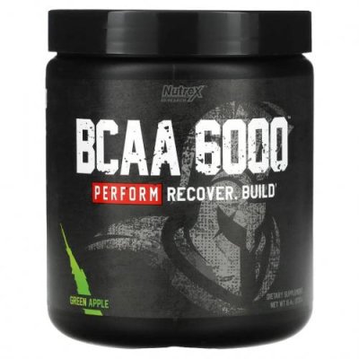 Nutrex Research, BCAA 6000, зеленое яблоко, 237 г (8,4 унции) / BCAA | Аптека | V4.Ru: Маркетплейс